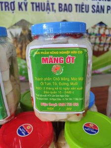 Măng lục trúc ngâm ớt